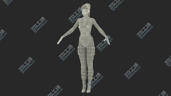 images/goods_img/20210312/Dark Skin City Style Woman Rigged 3D model/5.jpg